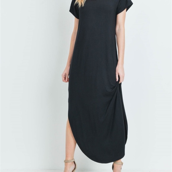 Black Maxi Dress - Picture 4 of 8